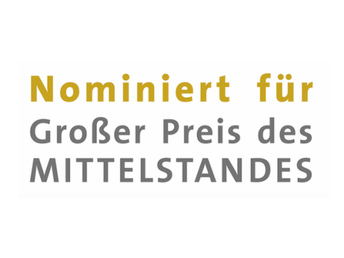 Wir sind nominiert: Großer Preis des Mittelstands!