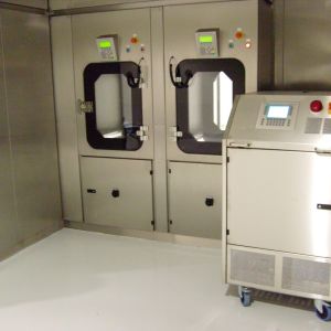 Beispiel Schleuse mit H2O2 Begasung